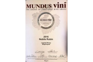 NOBILE Rubin with Silver Medal from Mundus Vini Grand International Wine Awards 2020